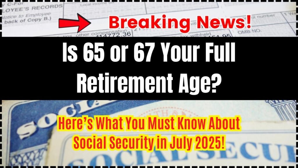 Is 65 or 67 Your Full Retirement Age? Here’s What You Must Know About Social Security in July 2025! 1 Is 65 or 67 Your Full Retirement Age Here’s What You Must Know About Social Security in July 2025!