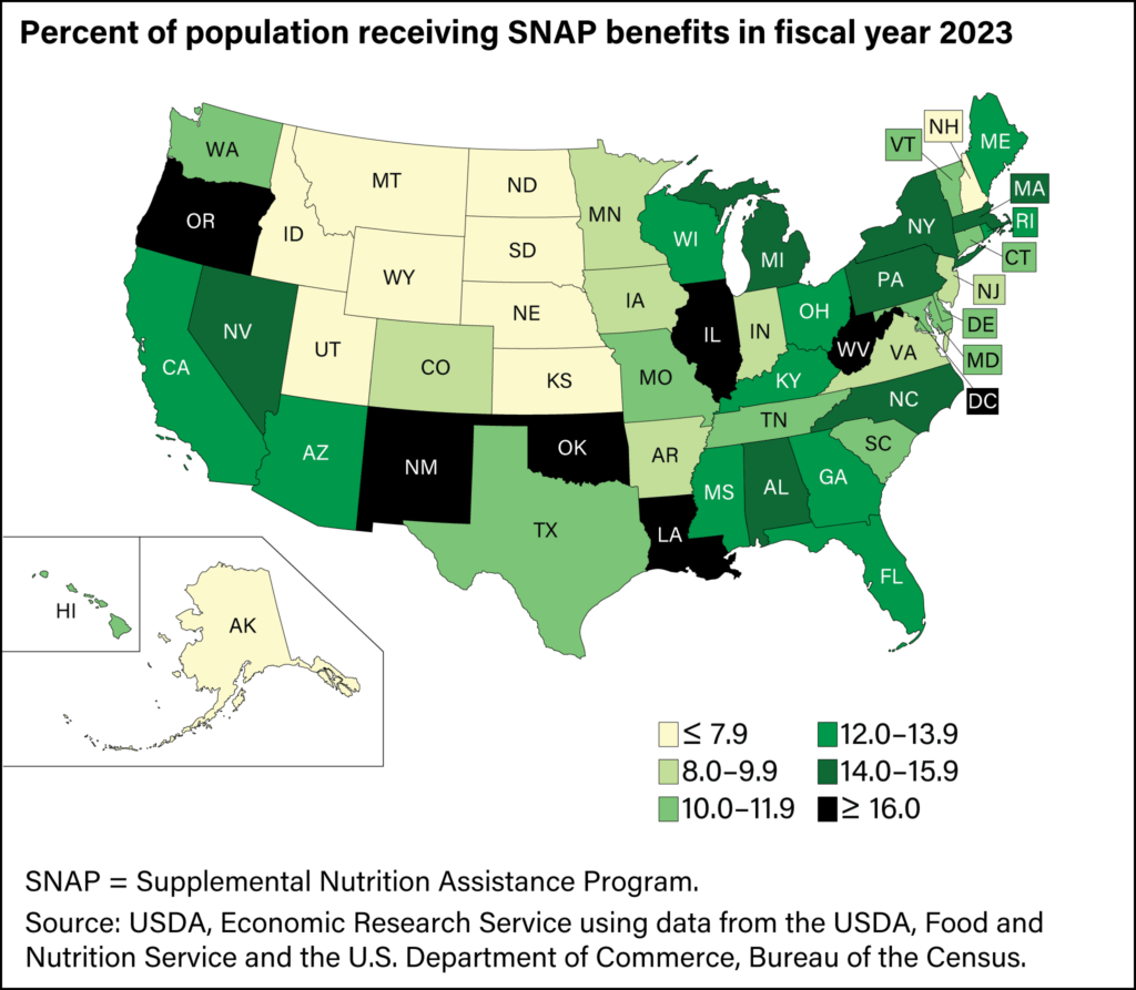 MAP Reveals SNAP Cuts by State — See How Much Your Benefits Could Drop 3 National SNAP Participation Map