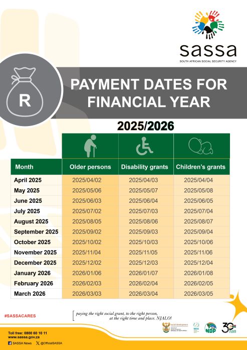 July 2025 SASSA Grant Payment Guide for South African Pensioners - Check Details! 3 SASSA Grant Payment Schedule