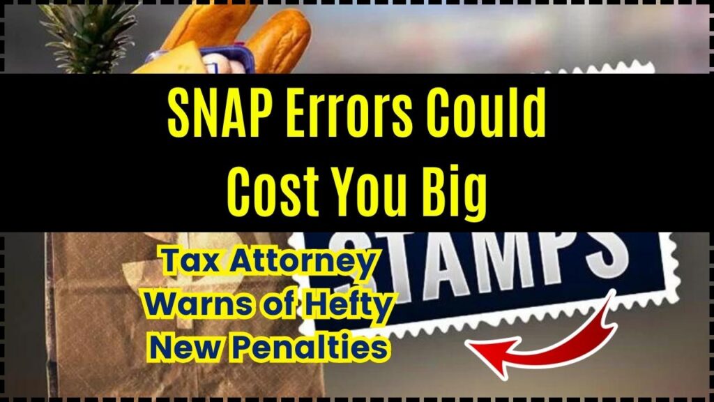 SNAP Errors Could Cost You Big — Tax Attorney Warns of Hefty New Penalties 1 SNAP Errors Could Cost You Big
