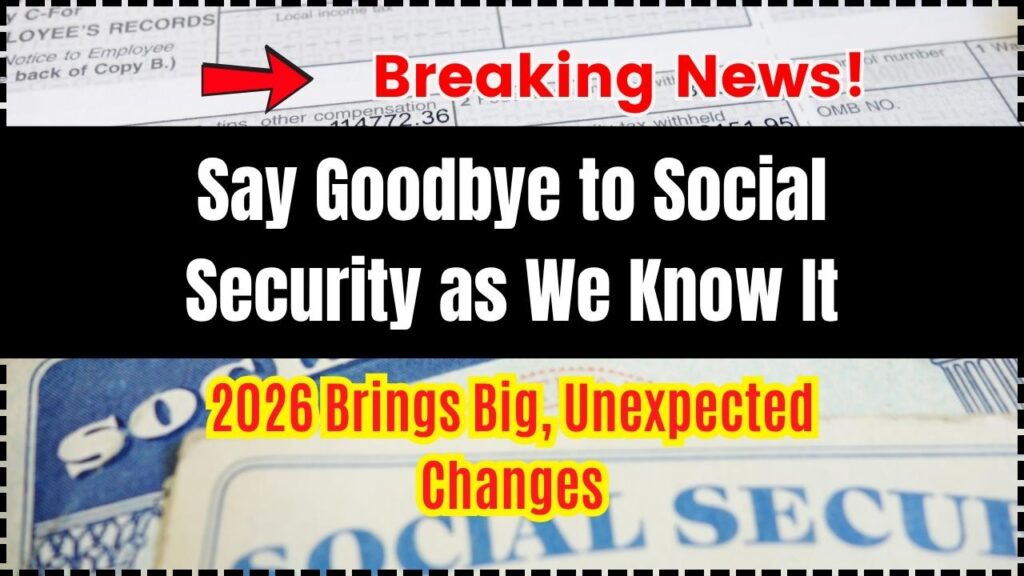 Say Goodbye to Social Security as We Know It: 2026 Brings Big, Unexpected Changes 1 Say Goodbye to Social Security as We Know It