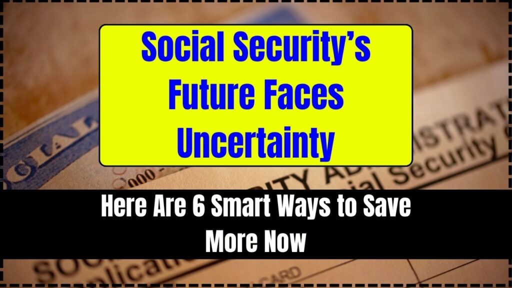 Social Security’s Future Faces Uncertainty — Here Are 6 Smart Ways to Save More Now 1 Social Security’s Future Faces Uncertainty
