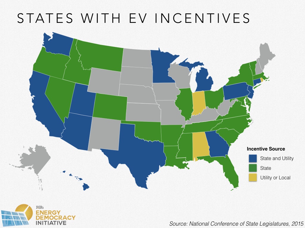 States with EV Incentives