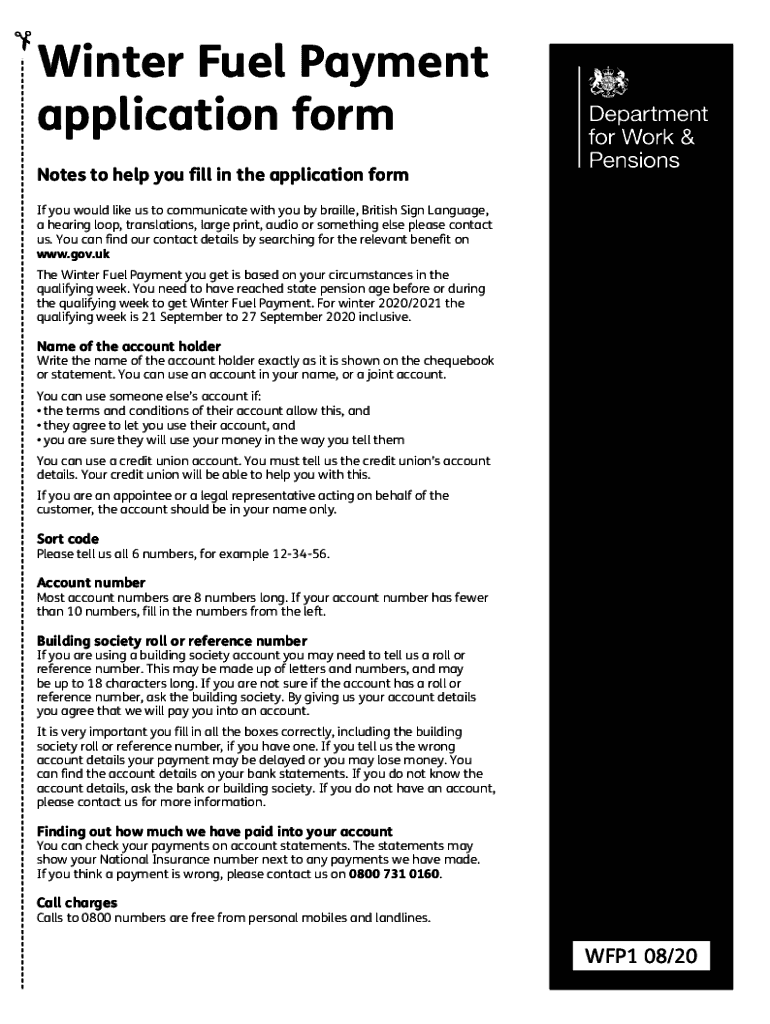 Winter Fuel Payment 2025 Confirmed – How Much You'll Get and When It’s Coming 2 Winter Fuel Payment Application Form