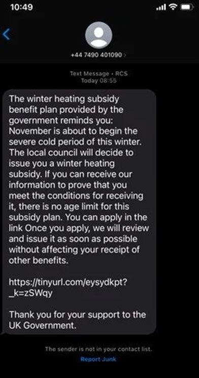 Over 60? Watch Out for This DWP Winter Fuel Scam Text Stealing Bank Details 2 Winter Fuel Payment Scam