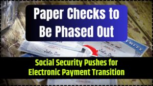 Paper Checks to Be Phased Out — Social Security Pushes for Electronic Payment Transition