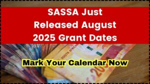 SASSA Just Released August 2025 Grant Dates