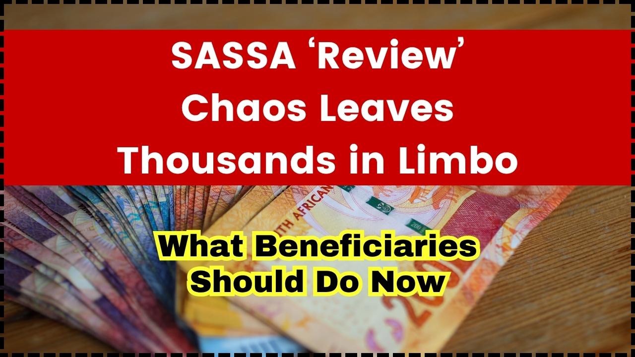 SASSA ‘Review’ Chaos Leaves Thousands in Limbo
