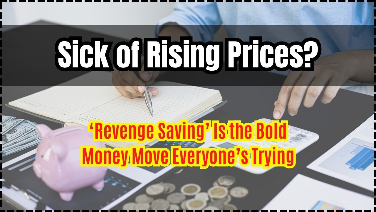 Sick of Rising Prices ‘Revenge Saving’ Is the Bold Money Move Everyone’s Trying