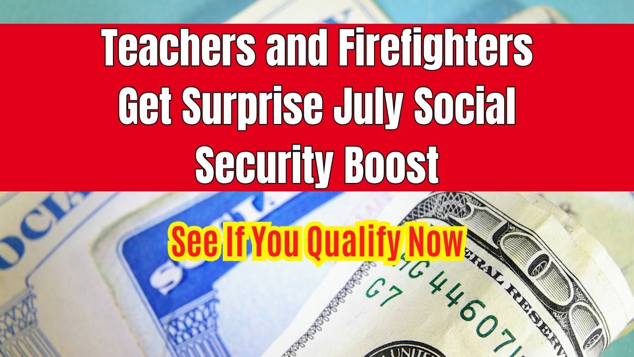 Teachers and Firefighters Get Surprise July Social Security Boost