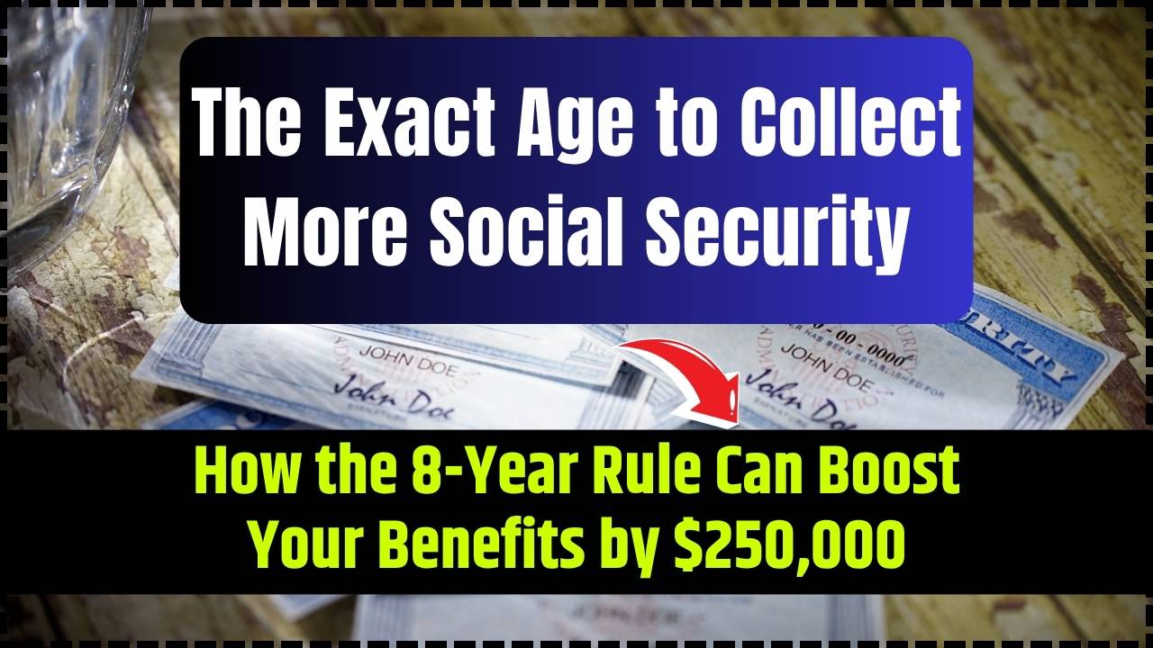 The Exact Age to Collect More Social Security How the 8-Year Rule Can Boost Your Benefits by $250,000