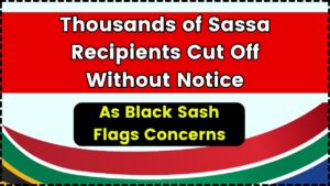 Thousands of Sassa Recipients Cut Off Without Notice as Black Sash Flags Concerns
